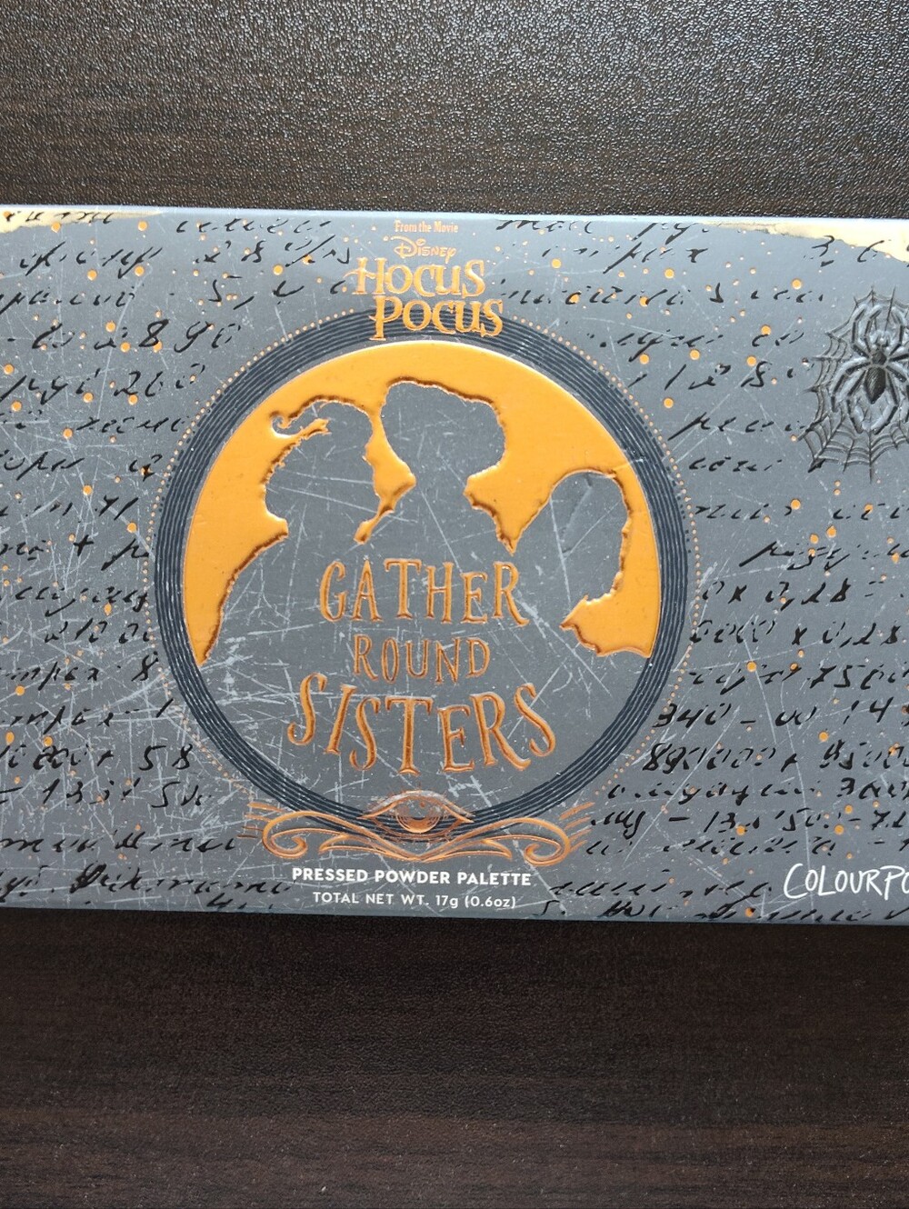 Hocus Pocus Gather Round Sisters eyeshadow pressed powder palette Disney collab